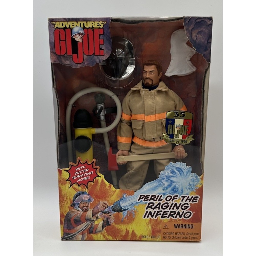 GI JOE ADVENTURES PERIL OF THE RAGING INFERNO 12" ACTION FIGURE 1999 HASBRO